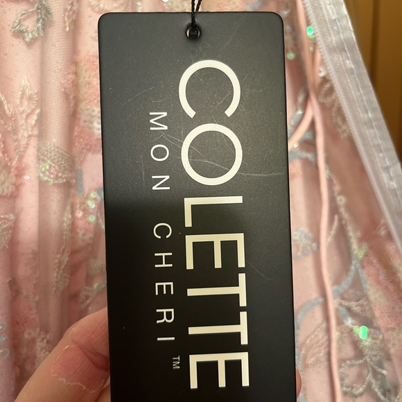 Pink Ball Gown. Worn once for an hour or so. Corset ties in back. Perfect. - Picture 3 of 6